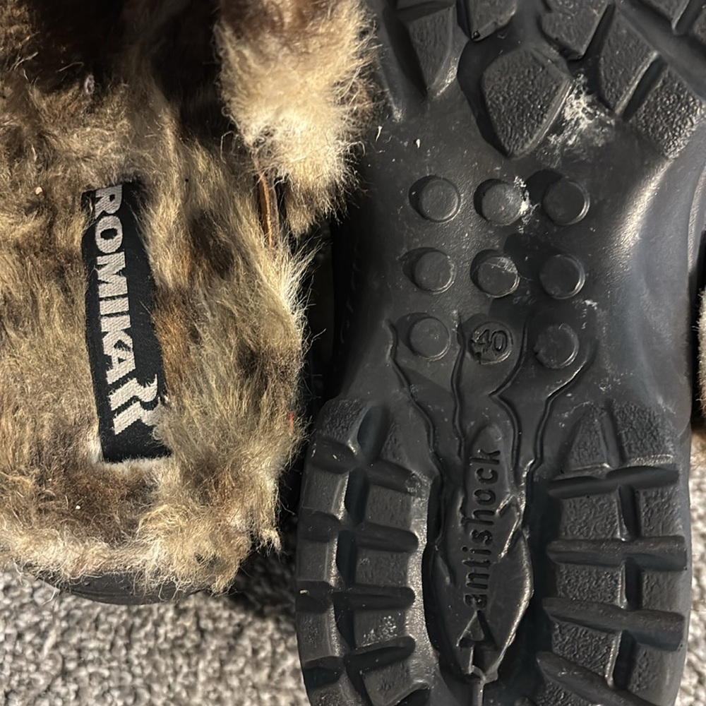 ROMIKA faux fur lined flower clogs women’s eur 40/ US 9.5 - Picture 8 of 8